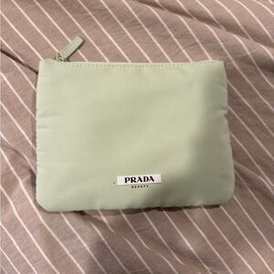 Prada Light Green Beauty Pouch